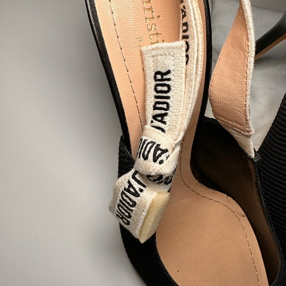 Jadior Dior slingback heels like new never worn with original box size 38.5 - Picture 4 of 10